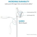 Anker PowerLine Lightning Cable - High speed -White - 0.9m - A8111