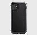 X-DORIA Defense Lux 3 meter drop test - Back Cover For iPhone 11 - Leather - Black