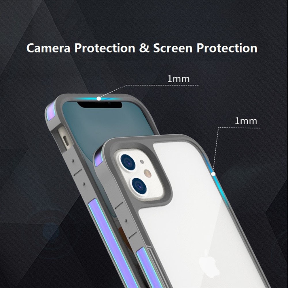 X-DORIA Defense Live 2 meter drop test - Back Cover For iPhone 12 & 12 Pro - Iridescent