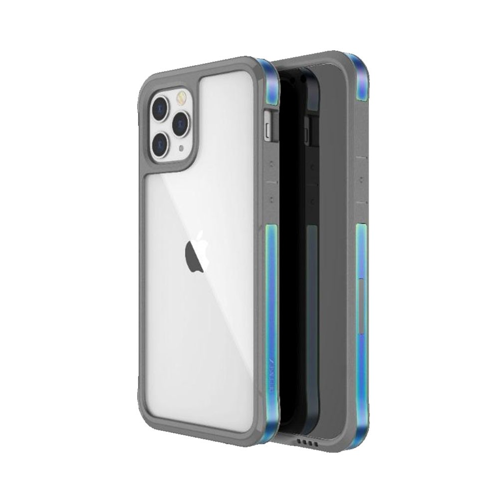X-DORIA Defense Live 2 meter drop test - Back Cover For iPhone 12 & 12 Pro - Iridescent