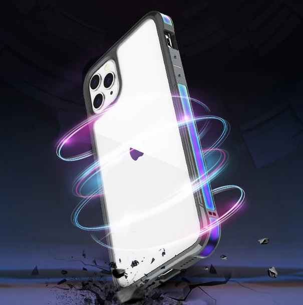 X-DORIA Defense Live 2 meter drop test - Back Cover For iPhone 12 & 12 Pro - Iridescent