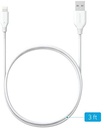 Anker PowerLine Lightning Cable - High speed -White - 0.9m - A8111