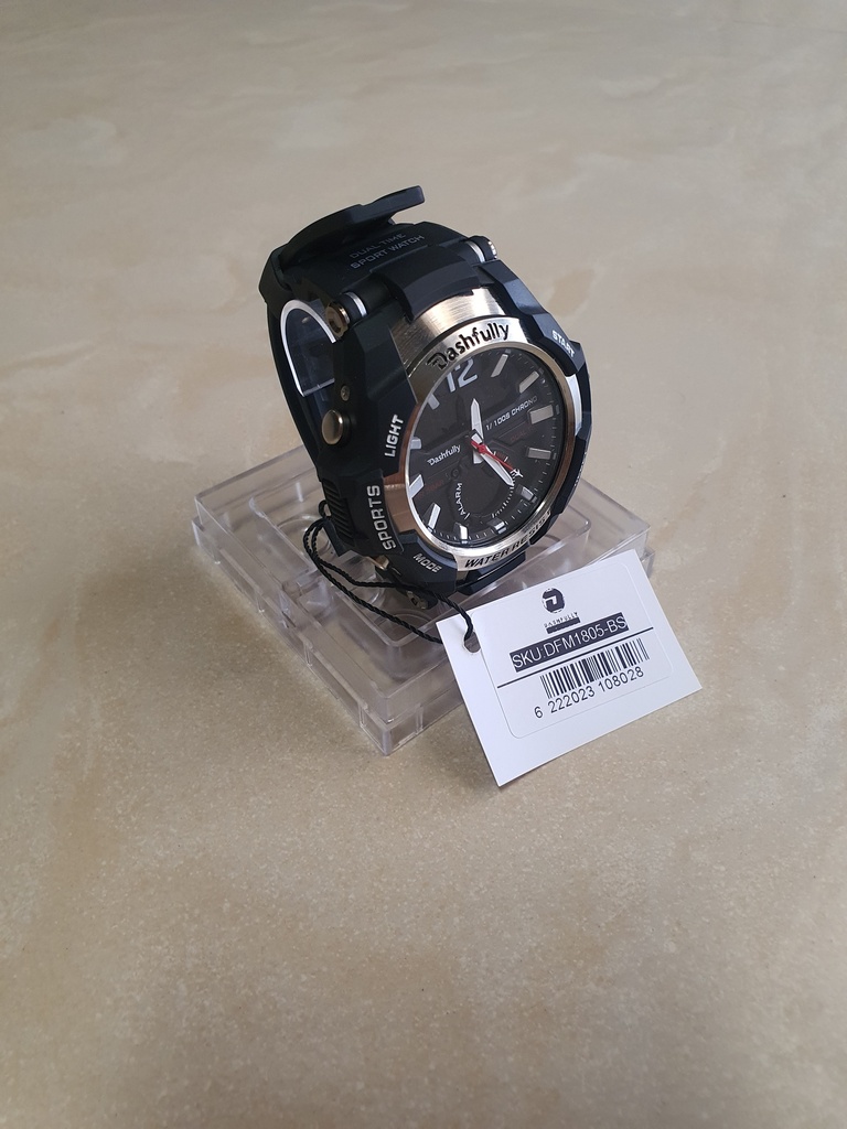 Original Dashfully water resist watch, Digital - analog, Wat-DFM1805-BS