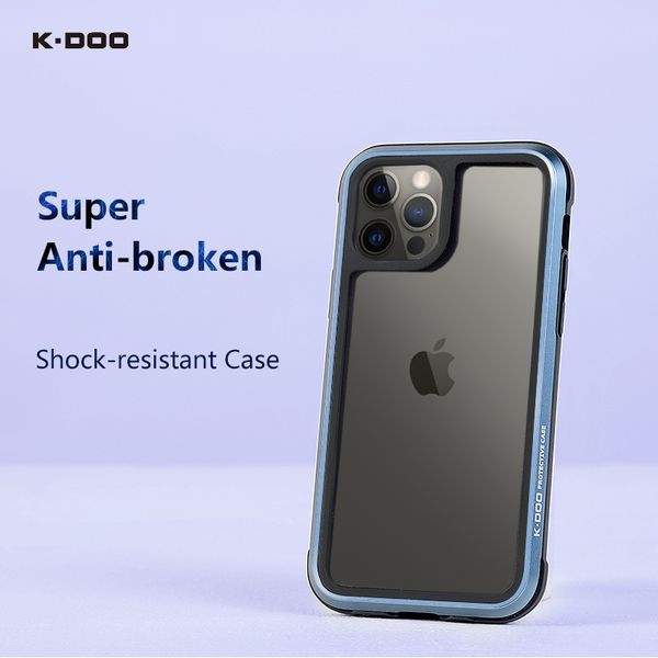 K-DOO ARES Shockproof Case For Apple IPhone 12 PRO Max Protective Cover - Gold