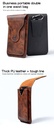 Puloka 2 Mobile Phones Waist Bag Case For Iphone, Samsung & smart phones - Pu Leather - Brown
