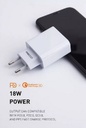 Recci RCT-P15E quick charger USB-A & Type-C PD - for smart mobile phones, iPhone & Samgsung