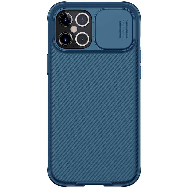 Nillkin CamShield Pro Magnetic cover case - Camera Lens Protection - iPhone 12 Pro Max - Blue