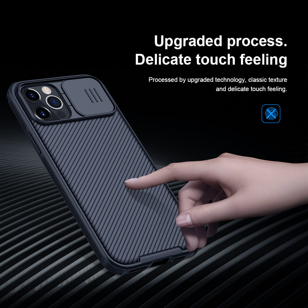 Nillkin CamShield Pro Magnetic cover case - Camera Lens Protection - iPhone 12 Pro Max - Black