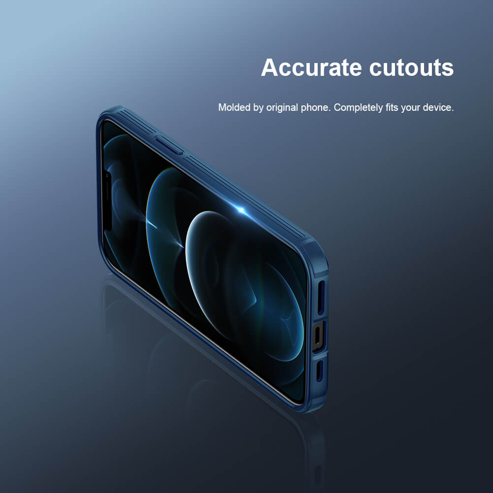 Nillkin CamShield Pro Magnetic cover case - Camera Lens Protection - iPhone 12 Pro Max - Black