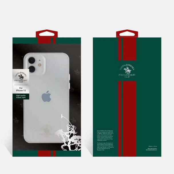 Santa Barbara Polo Doyle series case for iPhone 12 Pro Max - TPU Ultra Thin cover - Transparent