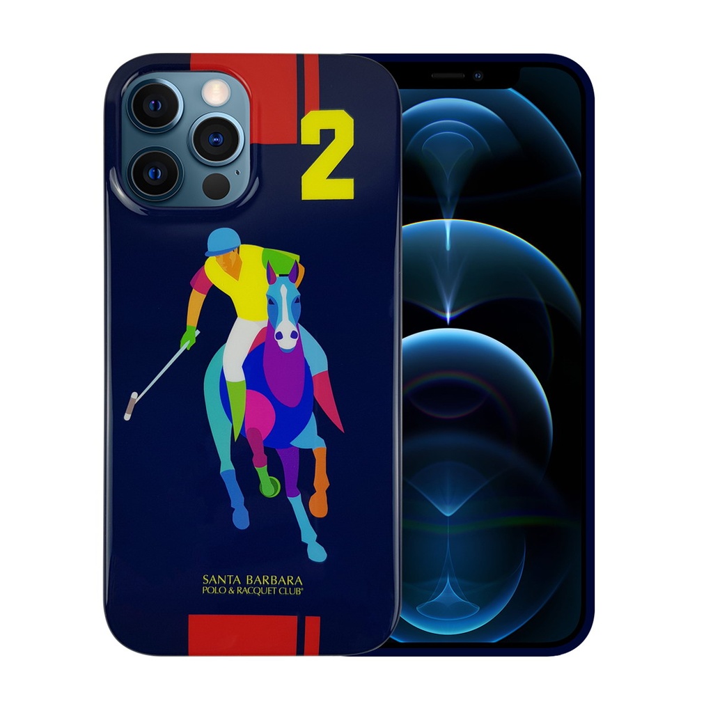 Santa Barbara Polo Saint Series Case For IPhone 12 Pro Max - TPU Thin Cover - Blue