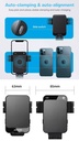 JOYROOM JR-ZS219 Triaxial Electric 15W Qi Wireless Charging Car Holder