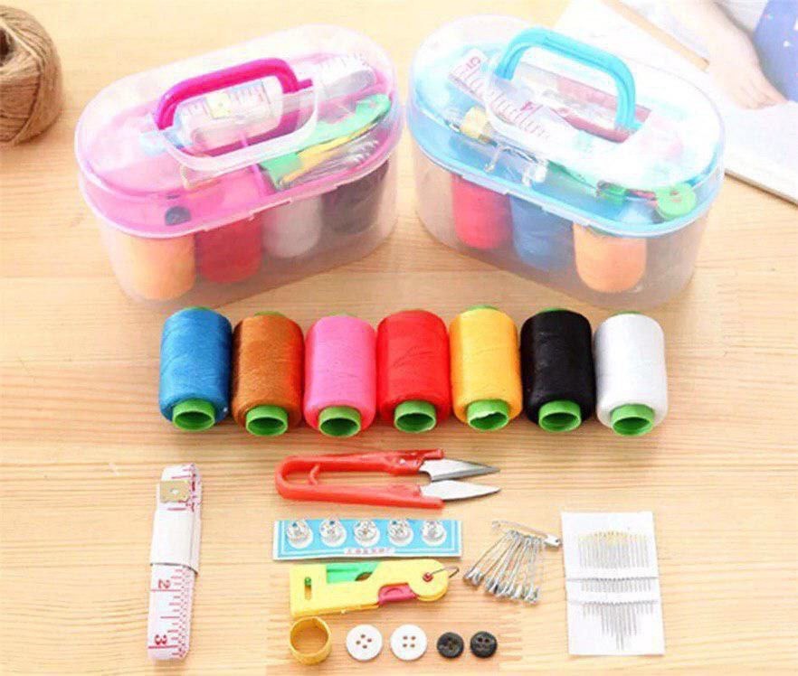Mini Sewing Machine - 2 Speeds With Sewing Accessories Box