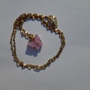 Necklace From ABfly - Lavender Butterfly Chinese Gold Chain