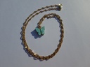 Necklace From ABfly - Baby Blue Butterfly Chinese Gold Chain