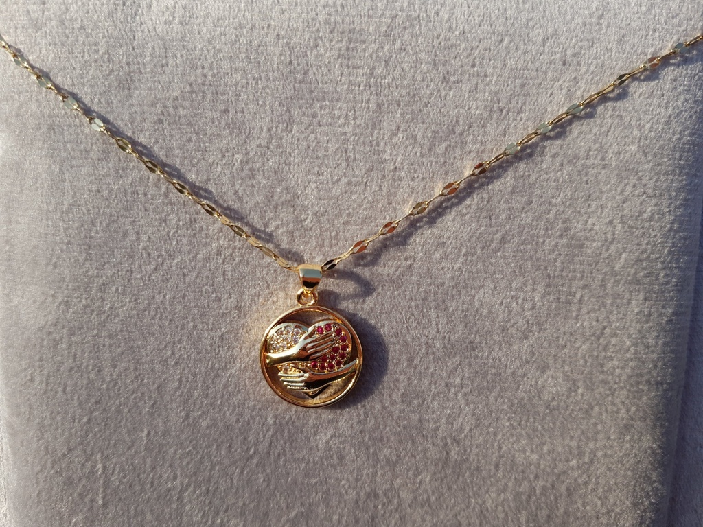Heart Pendant Necklace From ABfly - Chinese Gold Chain