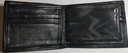 Elegant Genuine Leather Wallet & Card Holder - Quad Folding - Black