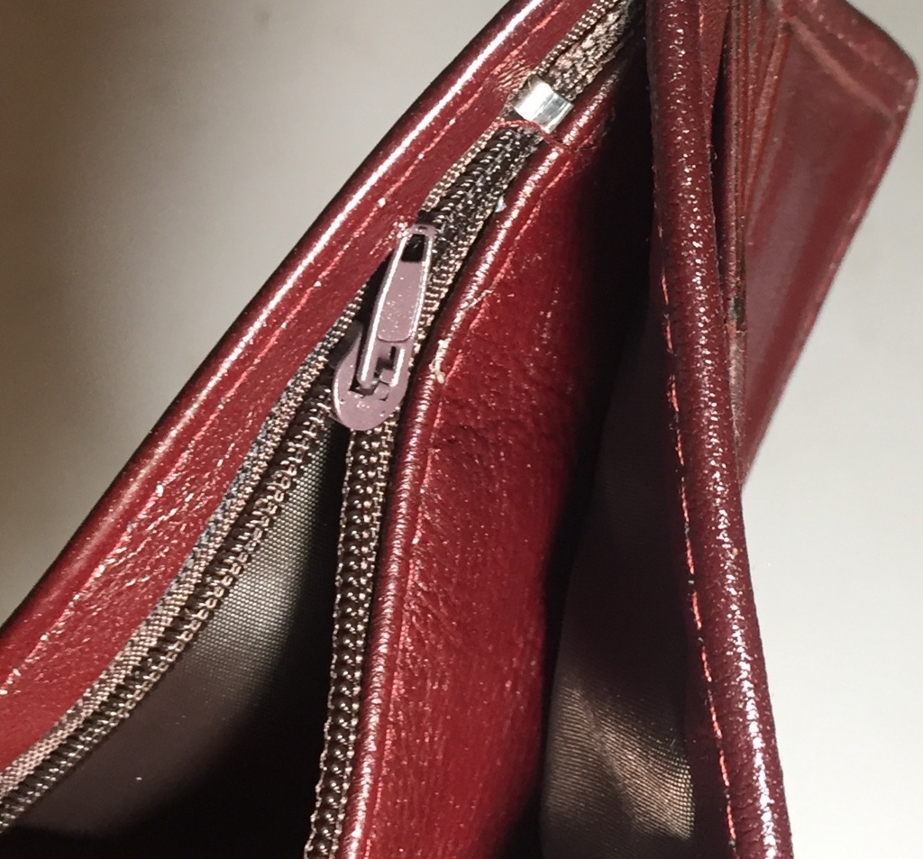 Elegant Genuine Leather Wallet & Card Holder - Quad Folding - Maroon