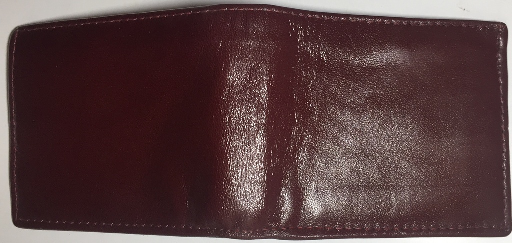 Elegant Genuine Leather Wallet & Card Holder - Quad Folding - Maroon