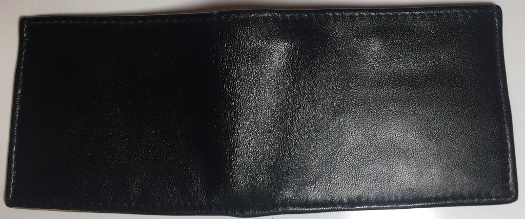 Elegant Genuine Leather Wallet & Card Holders - Tri-fold - Black