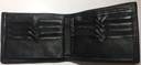 Elegant Genuine Leather Wallet & Card Holders - Tri-fold - Black