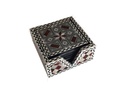 Coaster - Wood & Seashell - 6 Pcs In A Box - Square