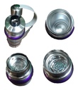 Travel Thermos Bottle 500 ML Insulated Stainless Steel - Purple