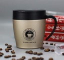 Travel Coffee Mug Insulated Creative Style 330 ML - Gold