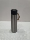 Travel Thermos Bottle 500 ML Insulated Stainless Steel - Silver