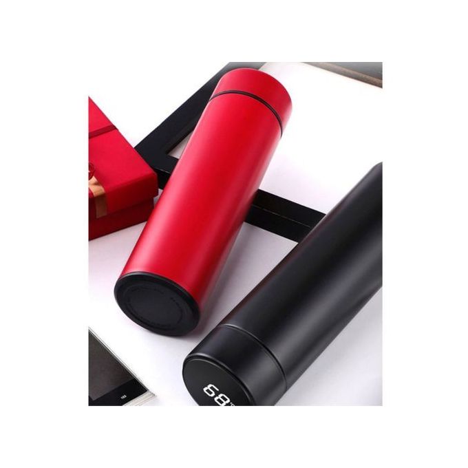 Thermal Flask - LED Digital Screen - 450 Ml - Red