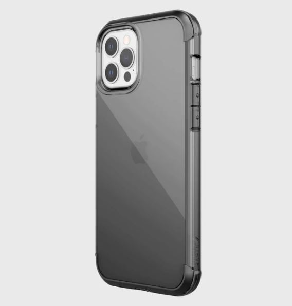 X-DORIA Defense Air 4 meter drop test - Back Cover For iPhone 12 Pro Max - Smoke Black