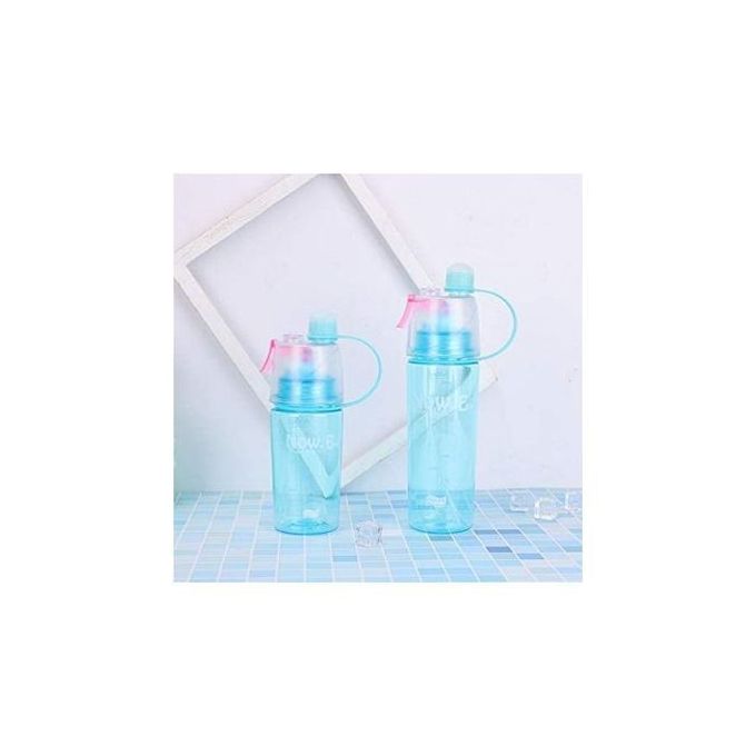 Spray Water Bottle For Outdoor & Gym - Mist Spray Cup - 600ml Drinking Cup Water