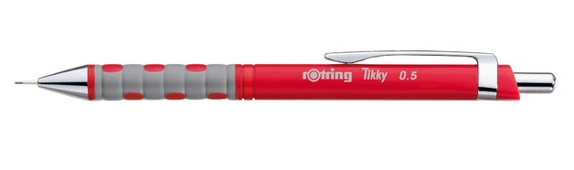 Tikky Mechanical Pencil With Eraser - 0.5 Mm - Red