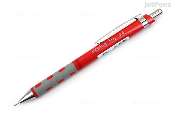 Tikky Mechanical Pencil With Eraser - 0.5 Mm - Red