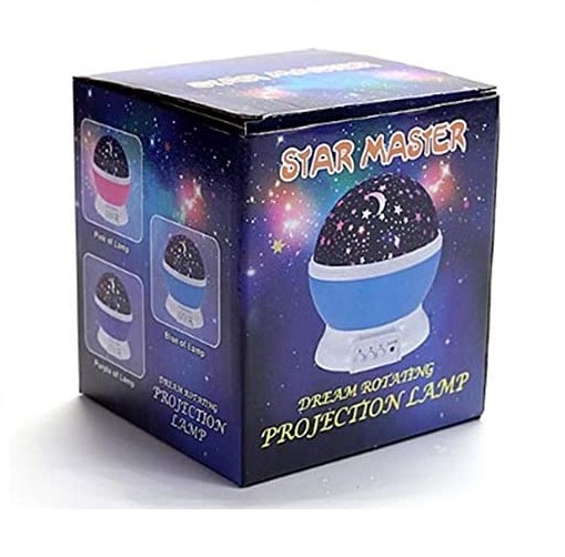 Star Master Dream Rotating Projection Lamp, Projector Lamp with USB Wire, Turn Any Room Into A Starry Sky (Multi Color)