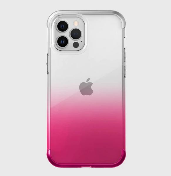 X-DORIA Defense Air 4 meter drop test - Back Cover For iPhone 12 Pro Max - Pink Gradient