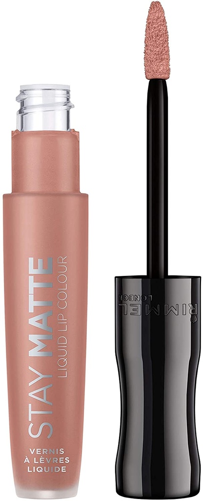 Rimmel London Stay Matte Liquid Lip Colour, 0.18Fl oz 5.5ml, Mwah