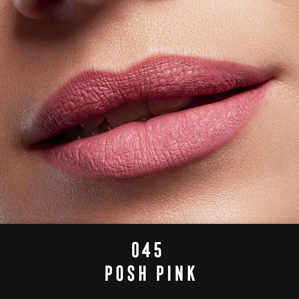 Max Factor Lipfinity Velvet Matte Liquid Lip (045 Posh Pink)