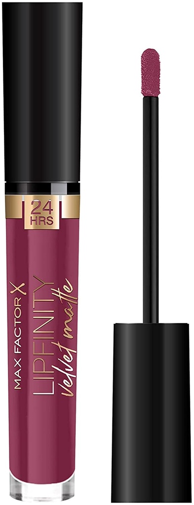 Max Factor Lipfinity Velvet Matte Liquid Lip, 050 Satin Berry, 4 ml
