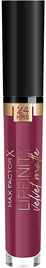 Max Factor Lipfinity Velvet Matte Liquid Lip, 050 Satin Berry, 4 ml