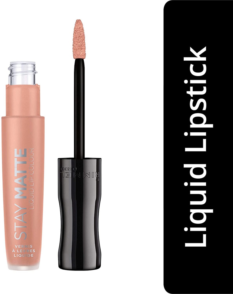 Rimmel London Stay Matte Liquid Lip Colour, 0.18Fl oz 5.5ml, Vanilla Lovin