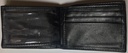 Elegant Genuine Leather Wallet & Card Holder - Quad Folding - Black