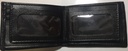 Elegant Genuine Leather Wallet & Card Holder - Quad Folding - Black