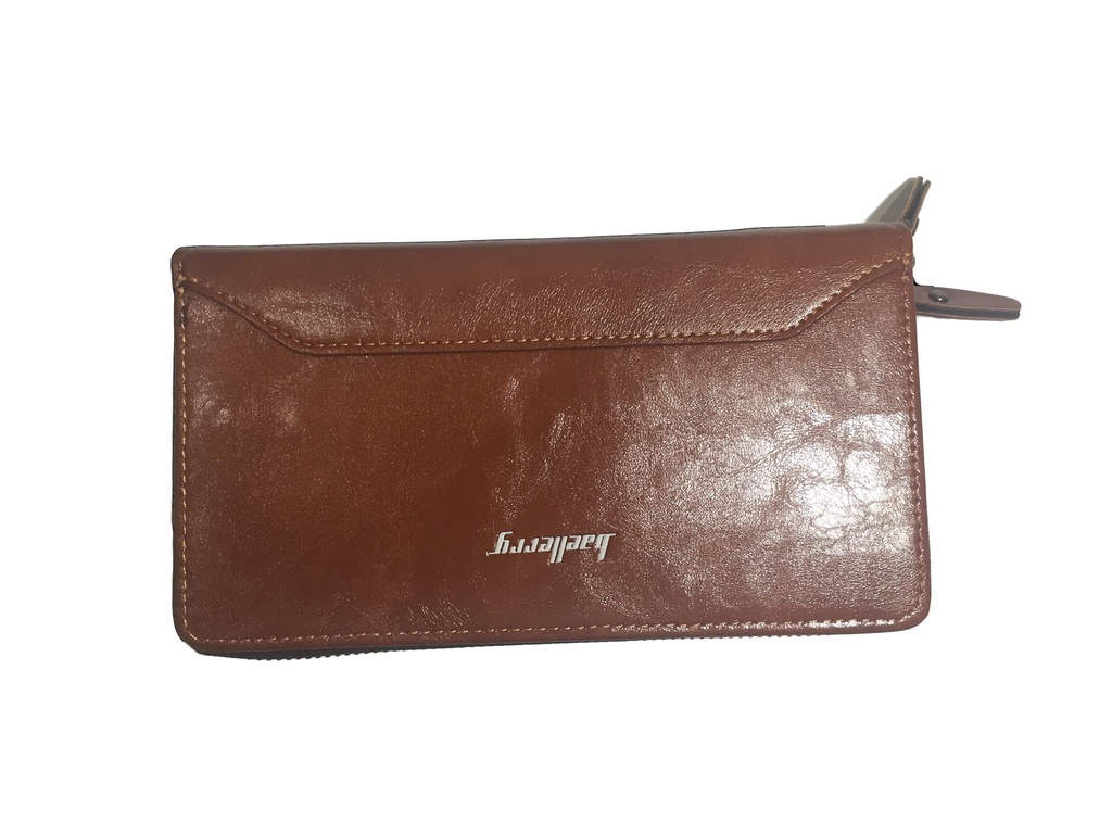 Wallet & Handbag - Multi-function Double Zipper - Brown