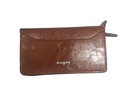 Wallet & Handbag - Multi-function Double Zipper - Brown
