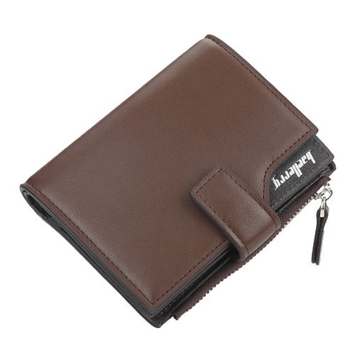 Pocket Wallet For Money, IDs & Cards - Brown