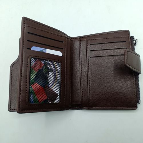 Pocket Wallet For Money, IDs & Cards - Brown