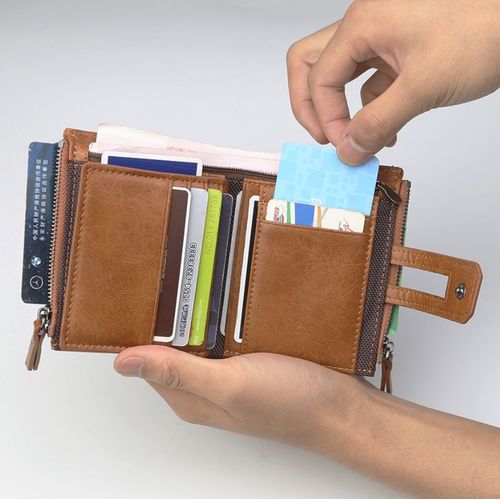 Pocket Wallet For Money, IDs & Cards - Zippers With Clip - Havan