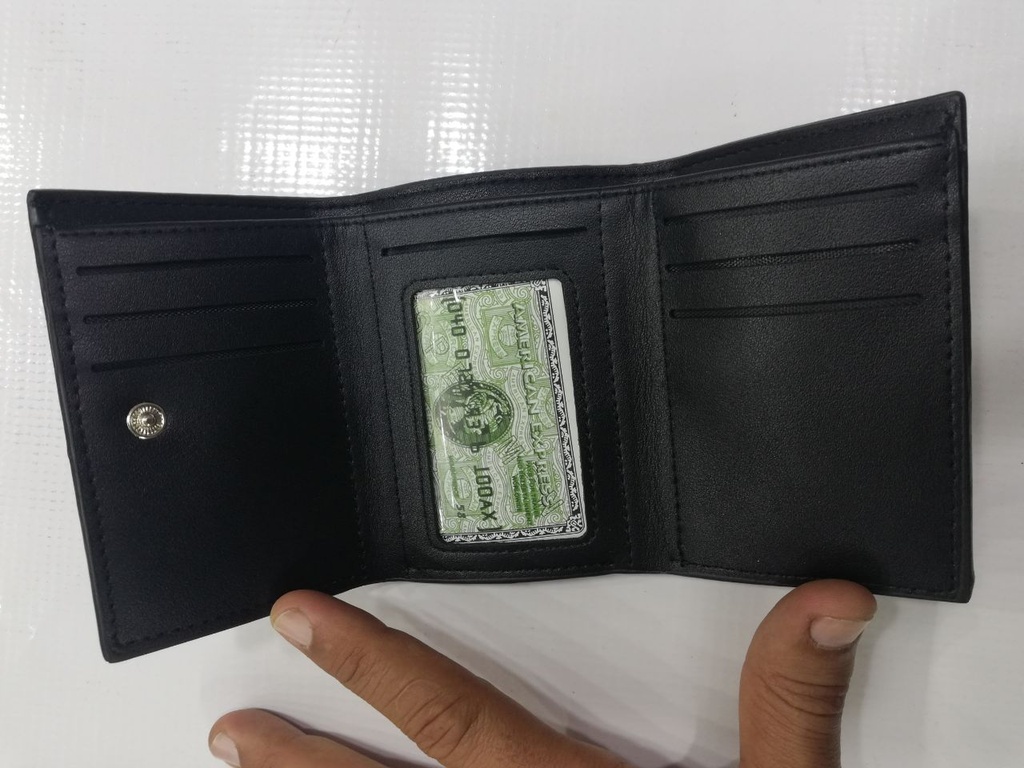 Pocket Wallet For Money, IDs & Cards - Black