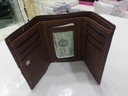 Pocket Wallet For Money, IDs & Cards - Brown